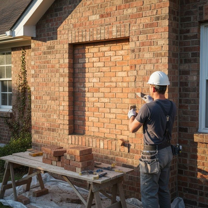 Brick Siding Installation