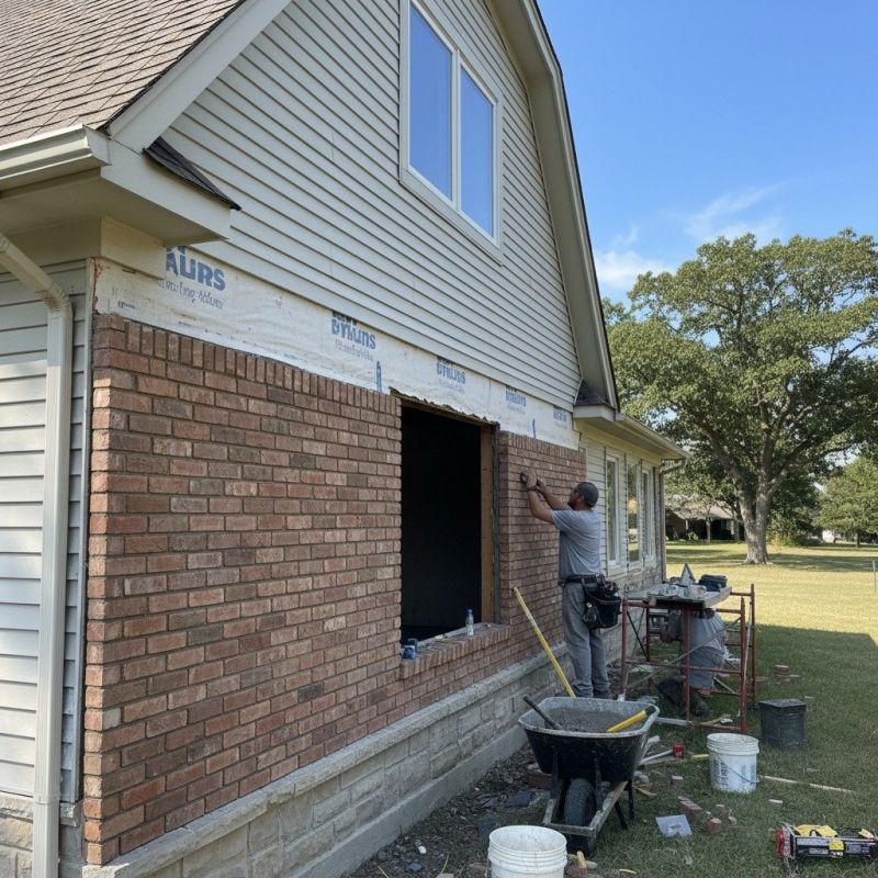 Brick Siding Installation